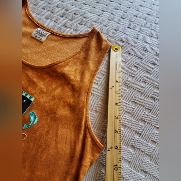 Vintage Cactus Bay Lynee Western Wildlife Cabin Tie Dye Cotton Maxi - Picture 13 of 14